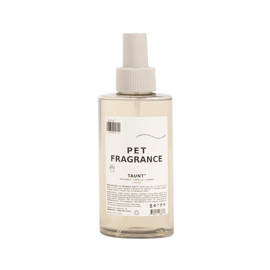 DedCool Pet Fragrance 01 Taunt | Luxury Pet Perfume & Grooming Spray for Dogs, Cats & Puppies | Long Lasting Pet Deodorizer & Indoor Odor Eliminator | Clean, Non-Toxic, Vegan, Eco-Friendly | 8.5 fl oz