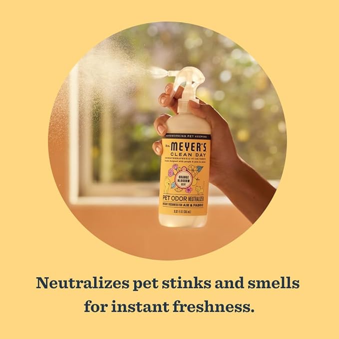 MRS. MEYER'S CLEAN DAY Pet Odor Neutralizer, Orange Blossom Scent, 12oz