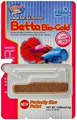 Hikari Betta Bio-Gold Baby Pellets Fish Food Bundle Bonus Pack 3 Pack