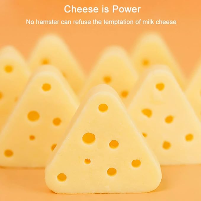 Hamster Triangle Cheese Teething Treats 300ml/Can (Freeze-dried Cheese 2.3gx8bags)
