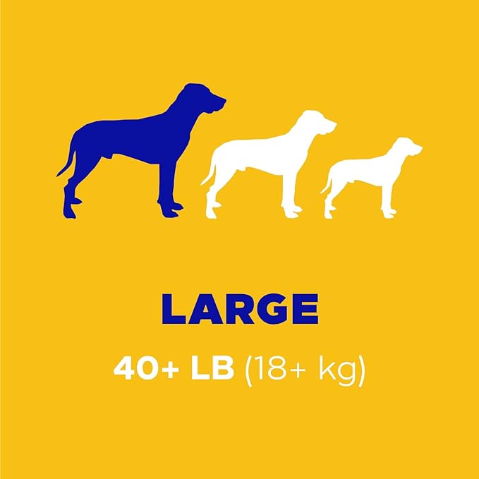 PEDIGREE DENTASTIX Large Dog Dental Treats Beef Flavor Dental Bones, 6.07 oz. Pack (7 Treats)