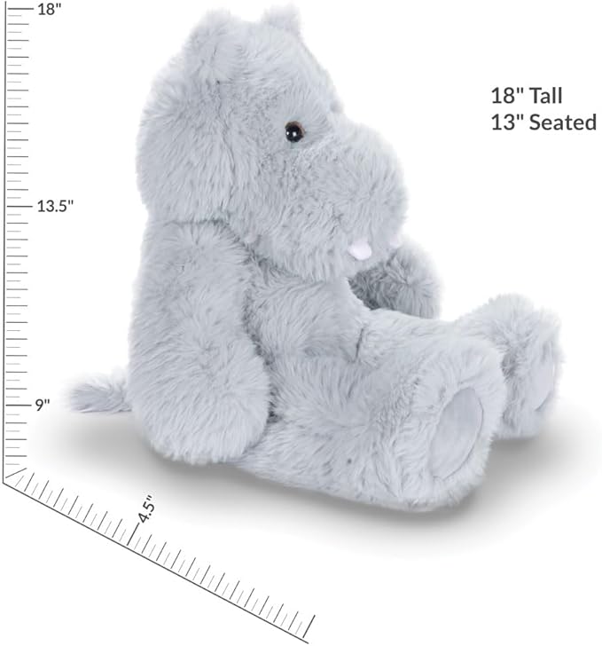 Vermont Teddy Bear Hippo Stuffed Animal - Soft Hippo Plush from, 18" Stuffed Hippopotamus for Kids