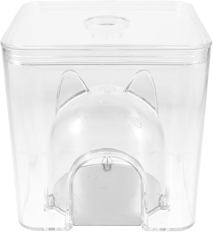 Ice Nest Hamster House - Summer Cooling Hideout for Hamsters Guinea Pigs and Small Pets Unique Transparent Design 5.5In Cooling Pad