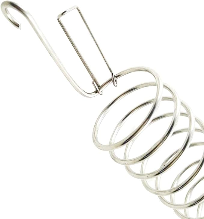 QBLEEV Stainless Steel Bird Food Holder, Parrots Foraging Toys, 25cm Long, 82g Weight, Fits Nuts, Fruits, Vegetables, Grain, Wheat, Chew Toys for Conures, Parakeets, Cockatoos