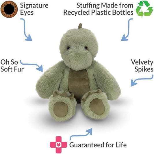 Vermont Teddy Bear Trex Dinosaur Stuffed Animal - Dinosaur Plush from, 18" Stuffed Dino Toys