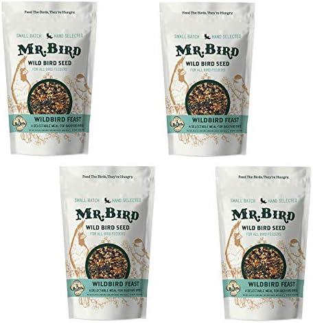 Mr. Bird 4-Pack WildBird Feast Large Loose Seed Bag 4 lbs.