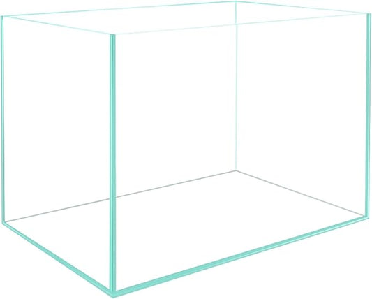Small Nano Rimless Tank, Clear Glass Fish Tank, 1.1 Gallon, 7.8x5.5x5.9inch/20x14x15cm, Betta Fish Tank
