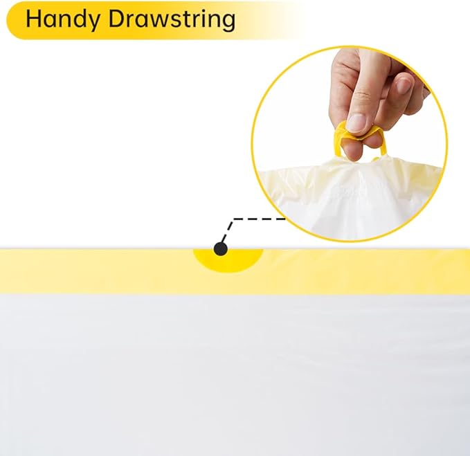 60 Count Self-Cleaning Litter Box Liners compatible with MW-SCO1/MW-SC02/MW-LR01 - Leakproof & Odor-Control Design, 2x Thicker Material Than Standard Liners, Automatic Cat Litter Box Accessories