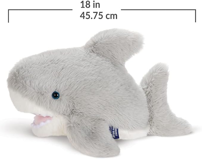 Vermont Teddy Bear Shark Stuffed Animal - Shark Plush, 18 Inch