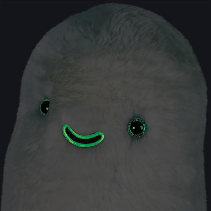 Vermont Teddy Bear Ghost 18 Inch Soft Plush, Glow in The Dark Halloween Collectible for Kids & Adults - Perfect Halloween Decor & Gift