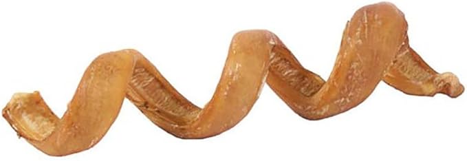 Pawstruck All-Natural 6" Bully Stick Springs for Dogs - Fun, Challenging, Rawhide-Free, 100% Beef, Single Ingredient Chew Bones - Fully Digestible, Low Odor - 10 Pack - Packaging May Vary