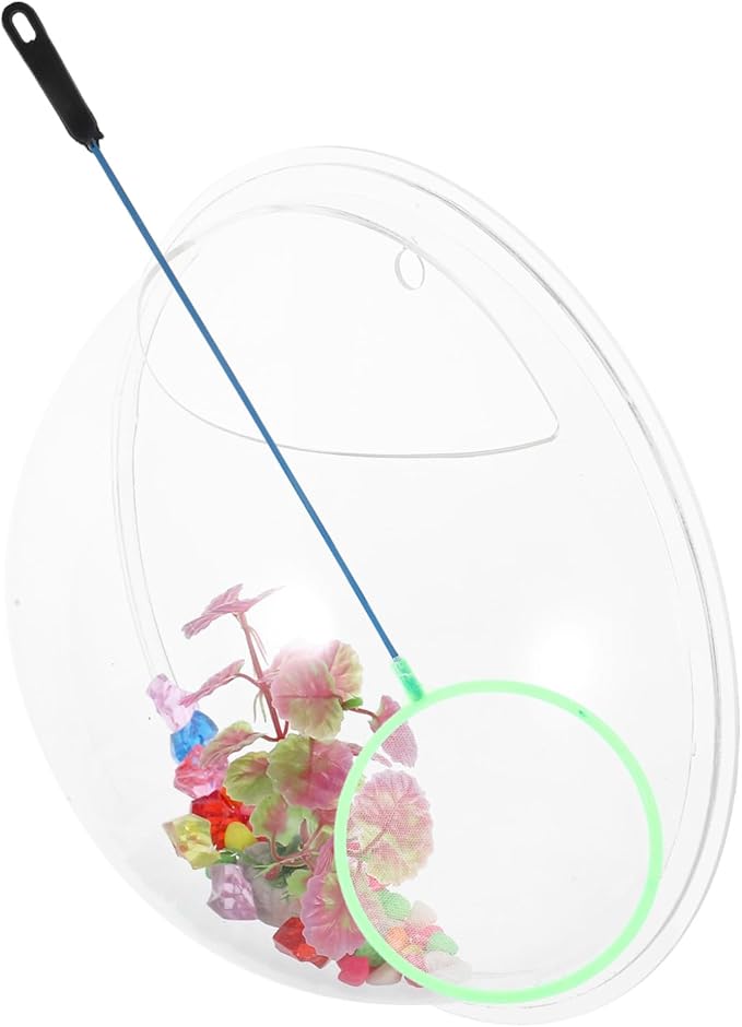 Acrylic Wall-Mounted Fish Bowl Betta Aquarium Multipurpose Wall Planter