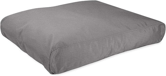 K9 Ballistics Tough Rectangle Pillow XXL Extra Large Dog Bed - Removable Cover, Washable, Durable & Water Resistant Dog Bed Made for Big Dogs 68" x40 Light Gray Velvet