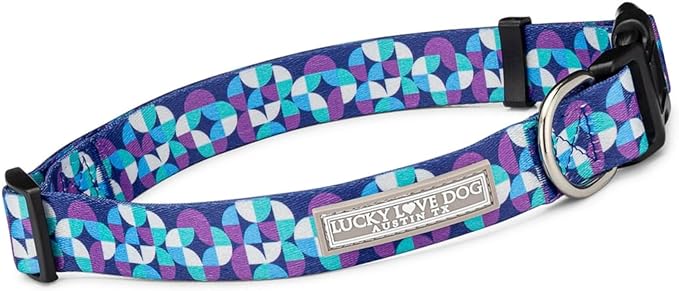 Lucky Love Dog - Adjustable Dog Collar with Easy Click Buckle for Small to Large Dogs, Durable, & Comfortable for Male & Female Dogs, Pet Collar for Puppies & Adult Ones - Jasper, XL