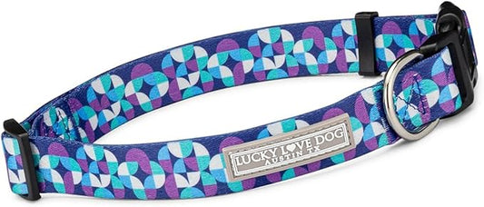 Lucky Love Dog - Adjustable Dog Collar with Easy Click Buckle for Small to Large Dogs, Durable, & Comfortable for Male & Female Dogs, Pet Collar for Puppies & Adult Ones - Jasper, Large