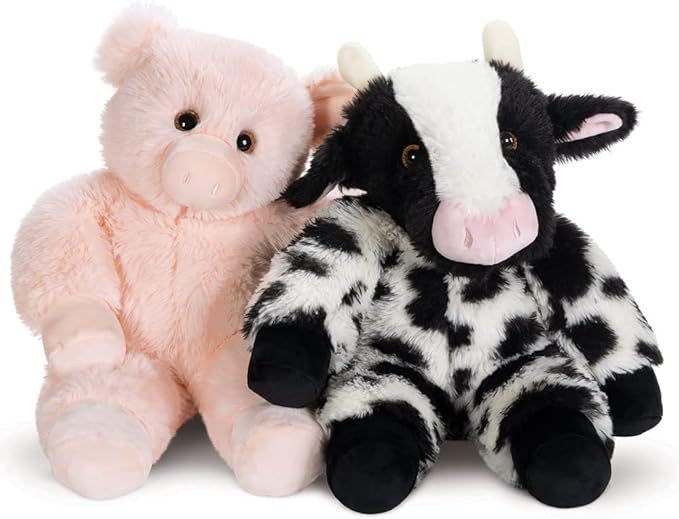 Vermont Teddy Bear Cow Plush - Cow Stuffed Animals, 18 Inch