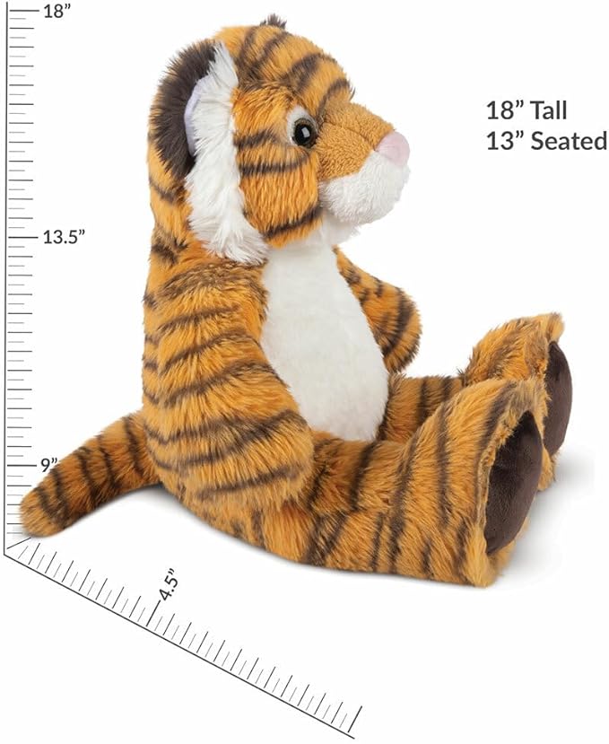 Vermont Teddy Bear Tiger Stuffed Animals - Tiger Plush, Orange, 18