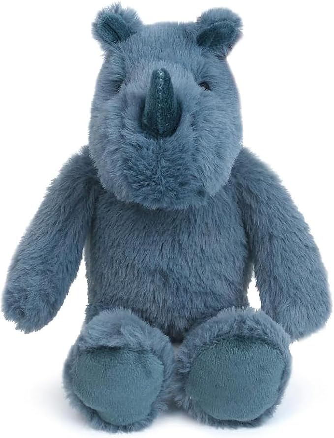 MON AMI Raymond The Rhino Stuffed Animal - 10", Soft Plush Toy, Stuffed Wild Animals, Use as Toy or Nursery Room Décor,Great Gift for Kids of All Ages