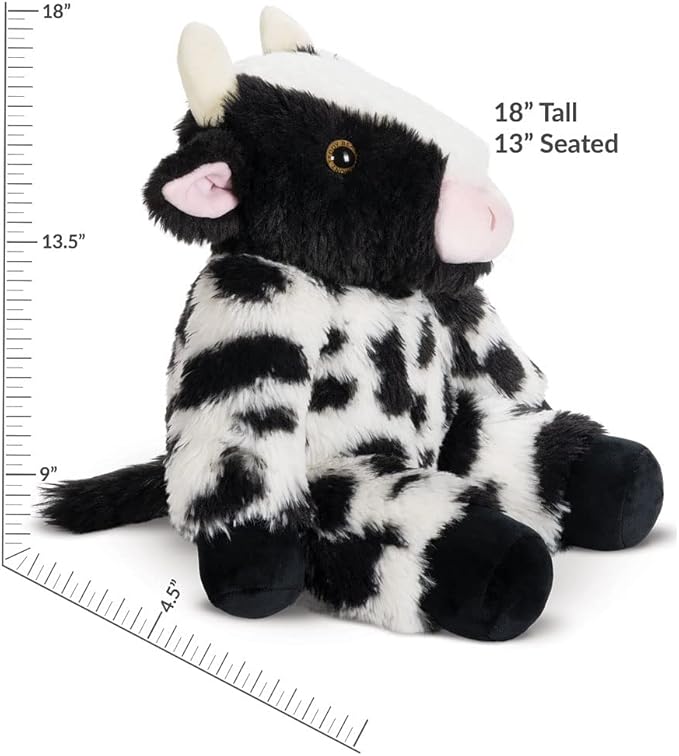 Vermont Teddy Bear Cow Plush - Cow Stuffed Animals, 18 Inch