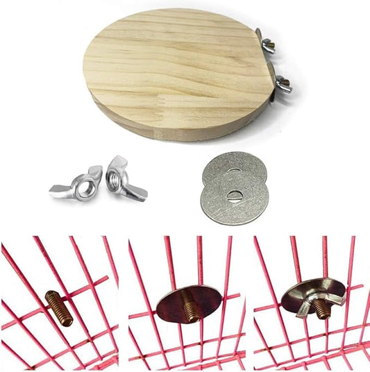 Hamiledyi Wooden Hamster Cage Platform Set 4Pcs Bird Wood Platform Hamster Rat Gerbil Mice Cage Accessories Platform Wood Perch Stand Board Habitat for Syrian Dwarf Hamsters Small Animals
