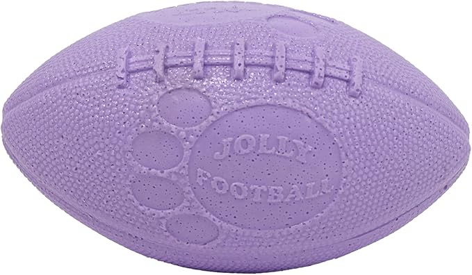 Jolly Pets Jolly Football Dog Toy, 8 Inches, Light Purple
