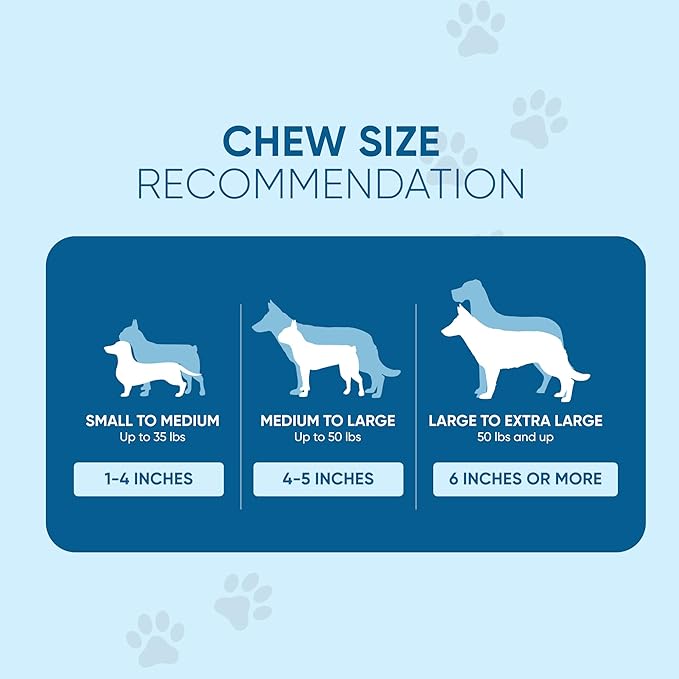 | Rawhide Chews: Bones 3-4" (100 Count) Premium Rawhide Dog Bones | Free Range Grass Fed Cattle with No Hormones, Additives or Chemicals.