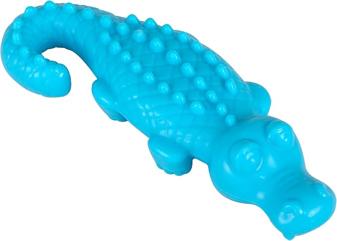 Arm & Hammer for Pets Nubbies Dental Toys Gator Dental Chew Toy for Dogs Best Dog Chew Toy for Moderate Chewers Reduces Plaque & Tartar Buildup Without Brushing, Gator (Pack of 1)
