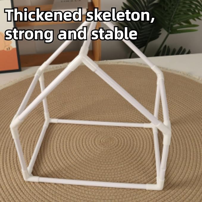 Bunny Tent Guinea Pig House Bed Cozy Hamster Cave Large Hideout for Dwarf Rabbits Hedgehog Bearded Dragon Nest Hamster Cage Accessories (Green)