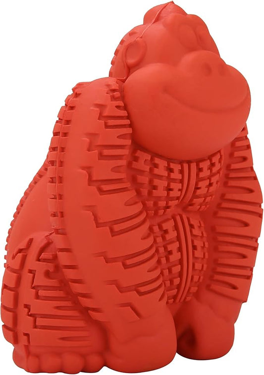 Arm & Hammer for Pets Super Treadz Mini Gorilla Dental Chew Toy for Dogs | Dog Dental Chew Toys Reduce Plaque & Tartar Buildup Without Brushing | for Dogs up to 25 Lbs, Small (1 Count)