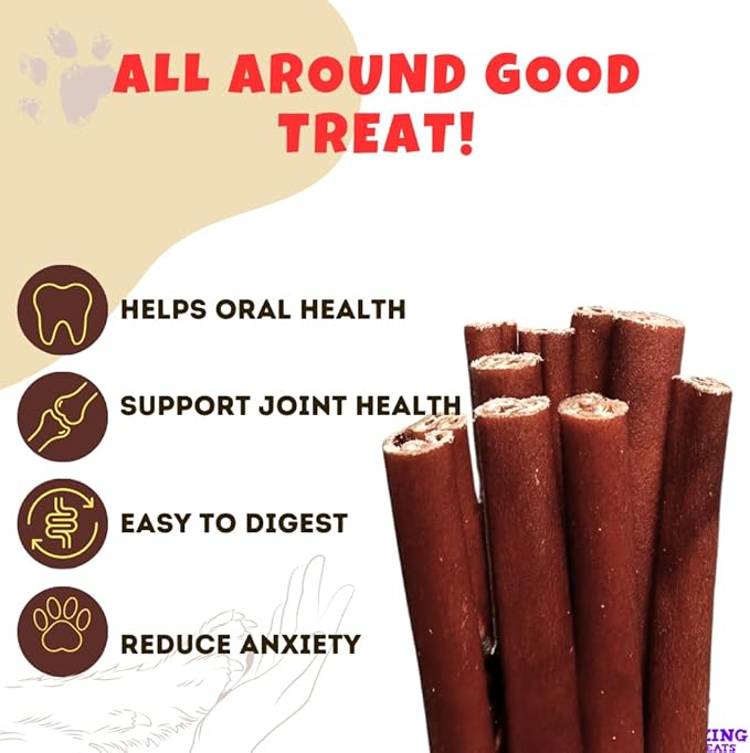 Amazing Dog Treats 6 Inch Collagen Stick - (10 Count) - Collagen Sticks for Dogs - No Hide Dog Bones