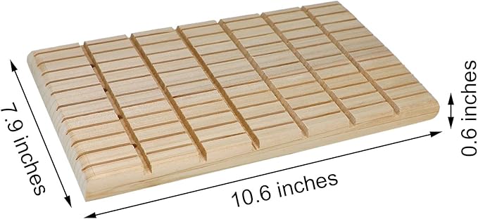 Wontee Wooden Scratch Pad for Rabbit, Guinea Pig, Chinchilla, Ferret (A)