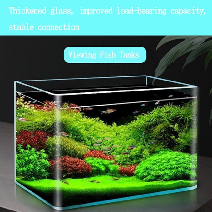 Hot Bending Fish Tank，Rimless Tank, 6 Gallon Aquarium Fish Tank