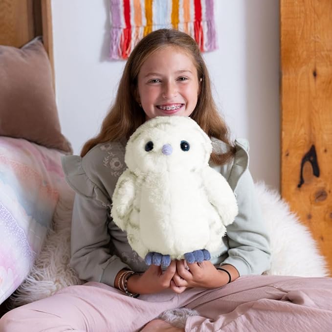 Vermont Teddy Bear Owl Stuffed Animal - Snowy Owl Plush, 18" Stuffed Owlet Plushie for Kids, Home Décor