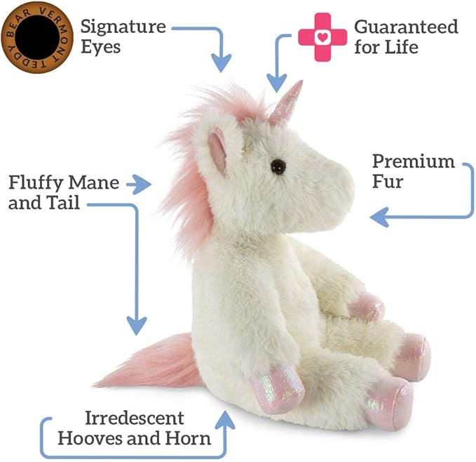 Vermont Teddy Bear Unicorn Stuffed Animal - Oh So Soft Stuffed Unicorn, 18 Inch
