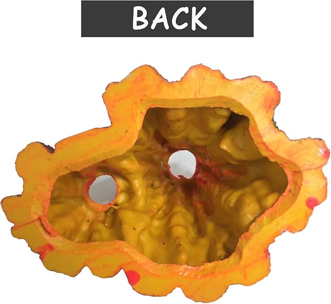 Tank Decoration Volcano Ornament Aquarium Decorations Volcanic Stone for Fish Tank (L)