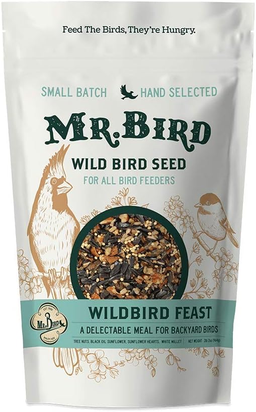 Mr. Bird 4-Pack WildBird Feast Large Loose Seed Bag 4 lbs.