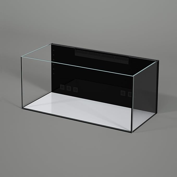 LANDEN RS 120 ReefStar Saltwater Aquarium Reef-Ready Sump Aquarium – 100 Gal Display + 45 Gal Sump | 47.2″×21.7″×20.9″ Tank + White Cabinet/Built-in Filtration