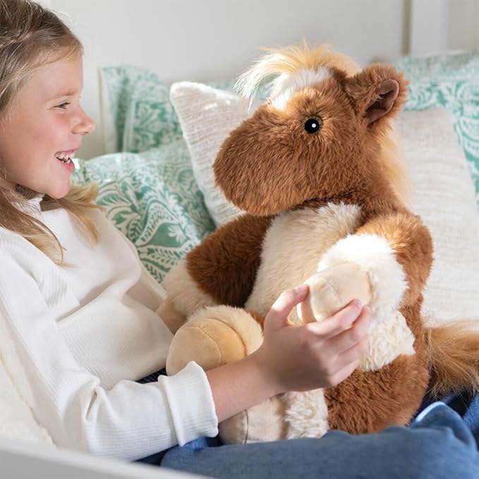 Vermont Teddy Bear Horse Stuffed Animals - Horse Plush, Brown, 18" Stuffed Pony Animal