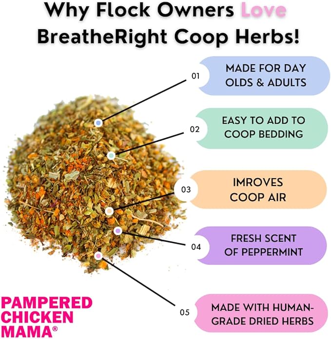 BreatheRight Chicken Coop Herbs for Hens (1.25 Pounds)