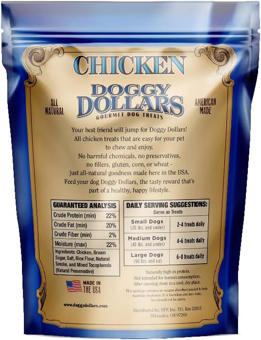 – Natural Gourmet Chicken Dog Treats (32oz)