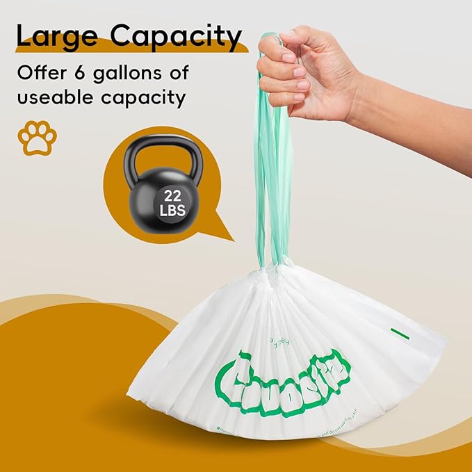 100 Count 27" x 13" Cat Litter Box Bags, Neakasa M1 and PetPivot Litter Bags, Automatic Litter Box Liners with Drawstring, Extra Thick Leak-Proof Pet Waste Bags