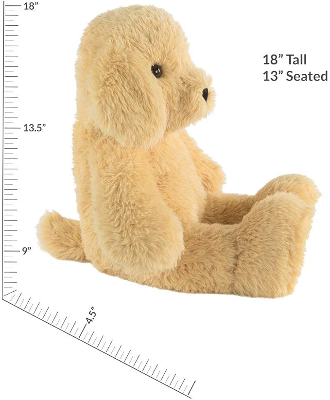 Vermont Teddy Bear Stuffed Puppy - Oh So Soft Puppy Dog Stuffed Animal, Brown, 18 inch