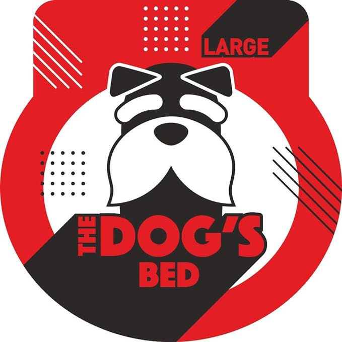 The Dog’s Bed, Large Blue Oxford with Red Trim USA Flag Dog Bed 36x27 Memory Foam, Pain Relief: Arthritis, Post Surgery, Lameness, Supportive, Calming, Waterproof Washable Cover, Veterinary Approved