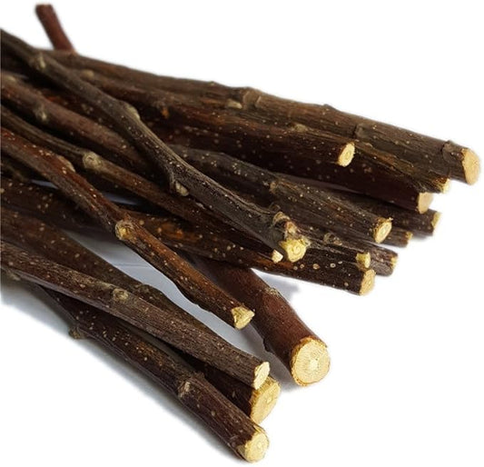 sharllen 200g (7.05oz) Natural Apple Sticks Wood Tree Branches Pet Snacks Chew Toys for Rabbit Hamsters Guinea Pig Chinchillas Squirrel and Other Small Animals