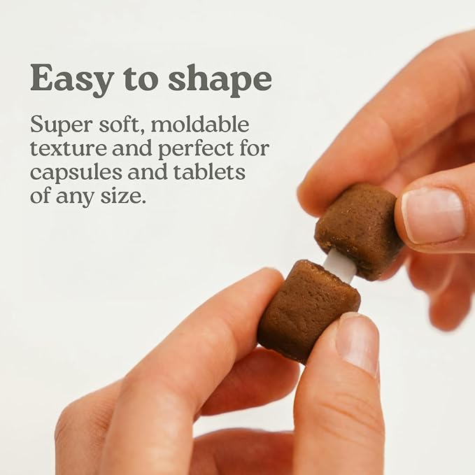 Presidio Pill Buddy Naturals - Beef Recipe Pill Hiding Treats for Dogs - Make A Perfect Pill Concealing Pocket Or Pouch for Any Size Medication - 90 Servings