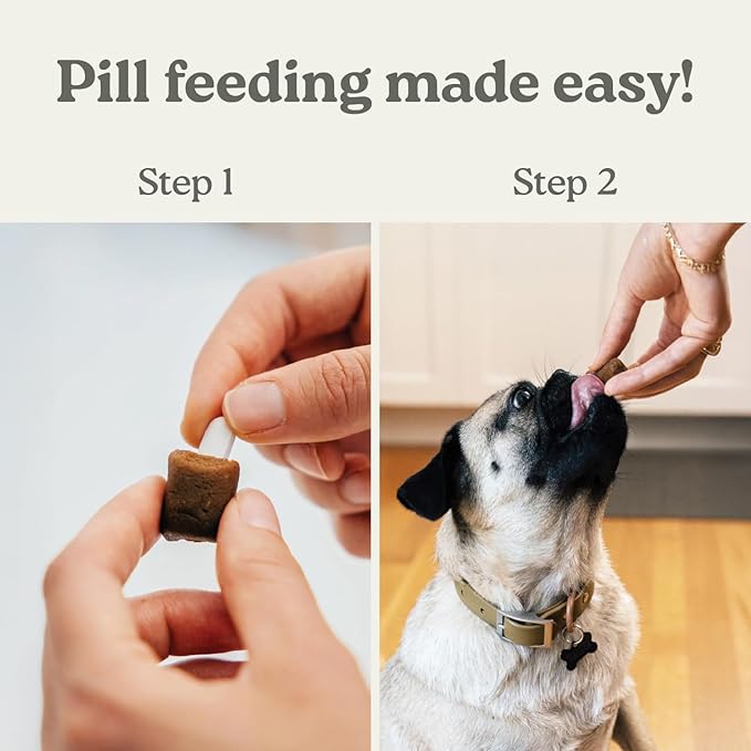 Presidio Pill Buddy Naturals - Honey Recipe Pill Hiding Treats for Dogs - Make A Perfect Pill Concealing Pocket Or Pouch for Any Size Medication - 90 Servings