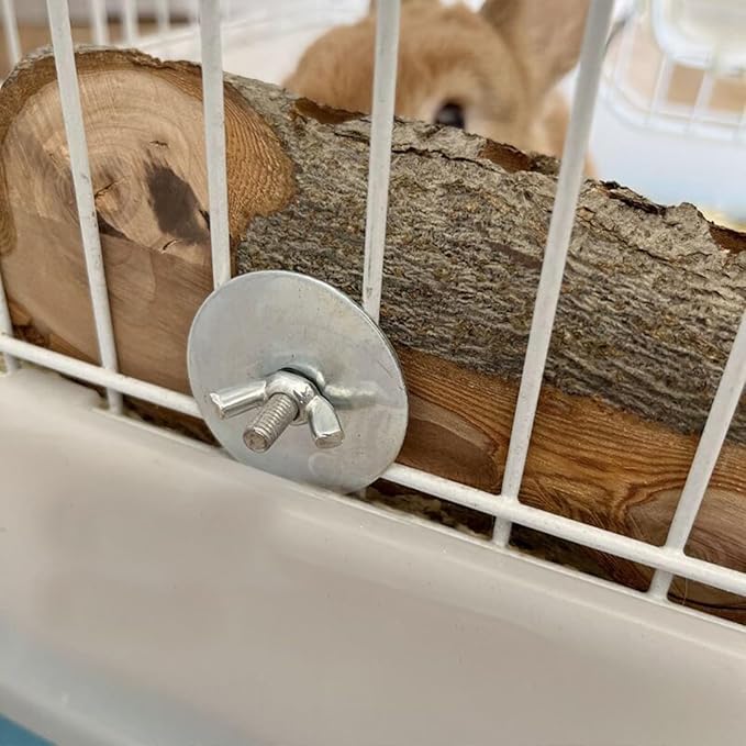 Apple Wood, Small Animals Cage Accessories, Molar Wood Chew Treats Toys for Rabbits, Hamster, Guinea Pig, Chinchillas, Gerbils, Mice, Rats, Mouse, Bunny