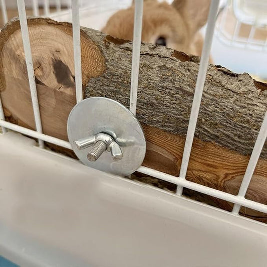 Apple Wood, Small Animals Cage Accessories, Molar Wood Chew Treats Toys for Rabbits, Hamster, Guinea Pig, Chinchillas, Gerbils, Mice, Rats, Mouse, Bunny