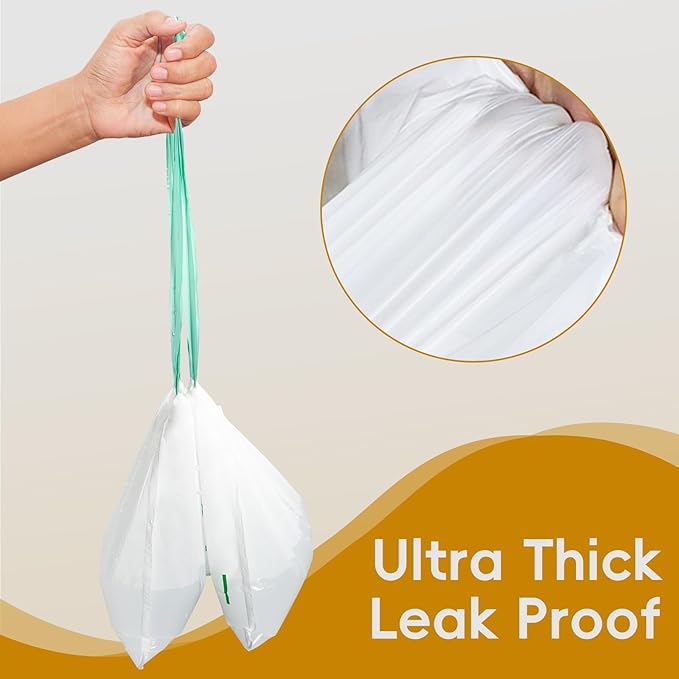 100 Count 27" x 13" Cat Litter Box Bags, Neakasa M1 and PetPivot Litter Bags, Automatic Litter Box Liners with Drawstring, Extra Thick Leak-Proof Pet Waste Bags