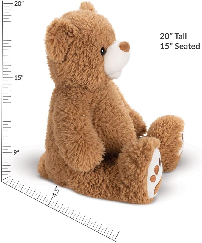 Vermont Teddy Bear Big Bear Stuffed Animal, Bubba Teddy Bear, 20 Inch